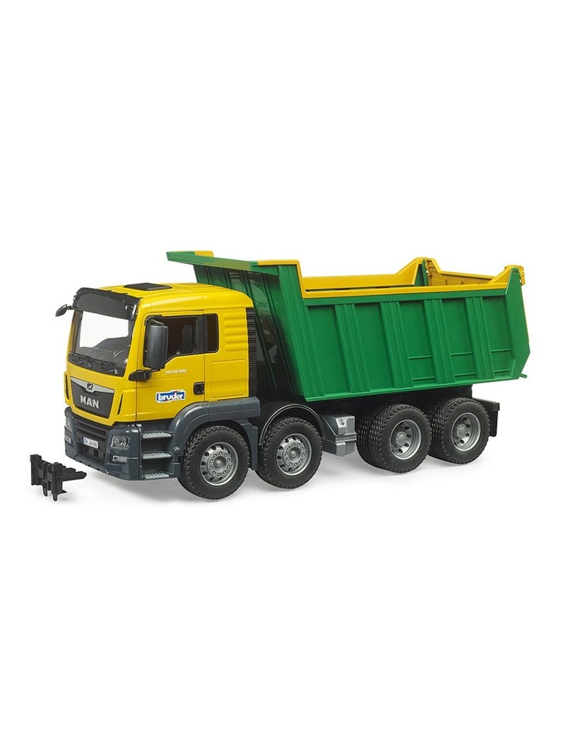 Camion à benne basculante MAN TGS Jaune - Kiabi