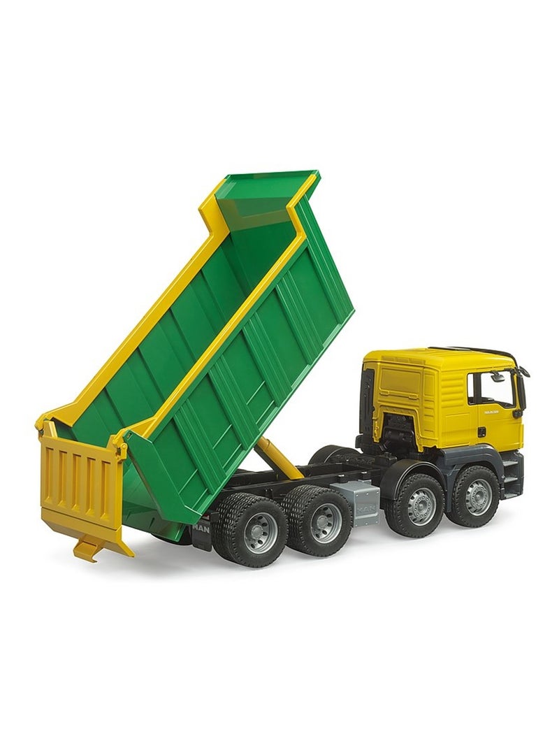 Camion à benne basculante MAN TGS Jaune - Kiabi