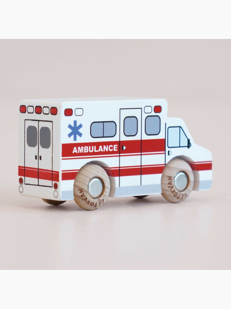 Camion ambulance lance no 43 Blanc - Kiabi