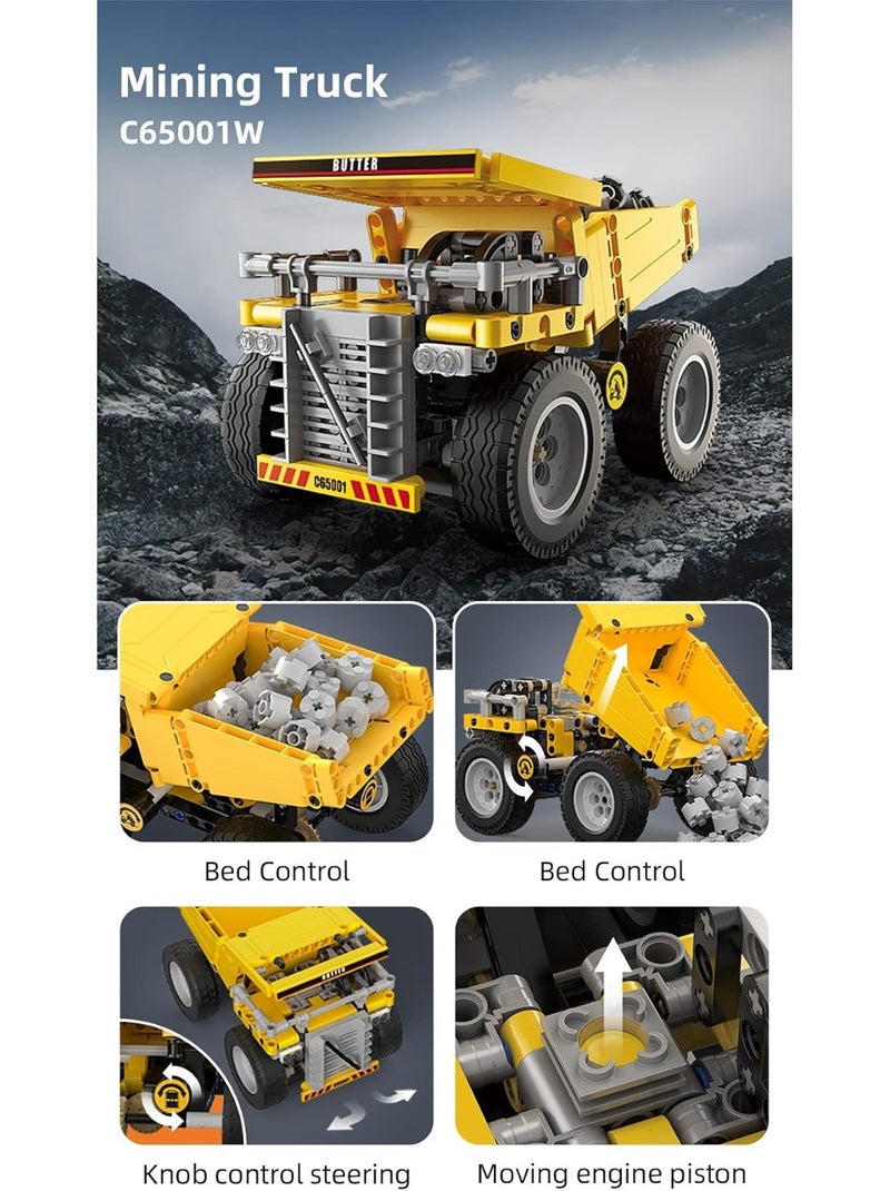 Camion benne 372 pièces Jaune - Kiabi