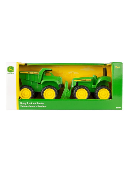 Camion benne et tracteur john deere dès 18 mois - Kiabi
