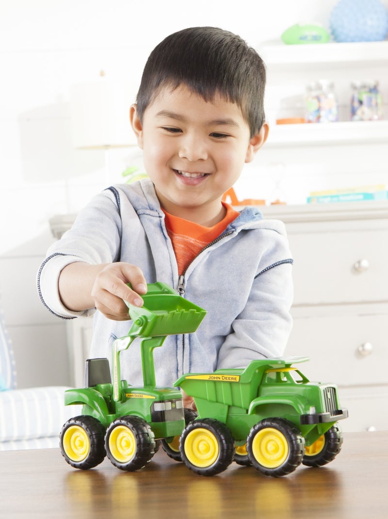 Camion benne et tracteur john deere dès 18 mois Multicolore - Kiabi