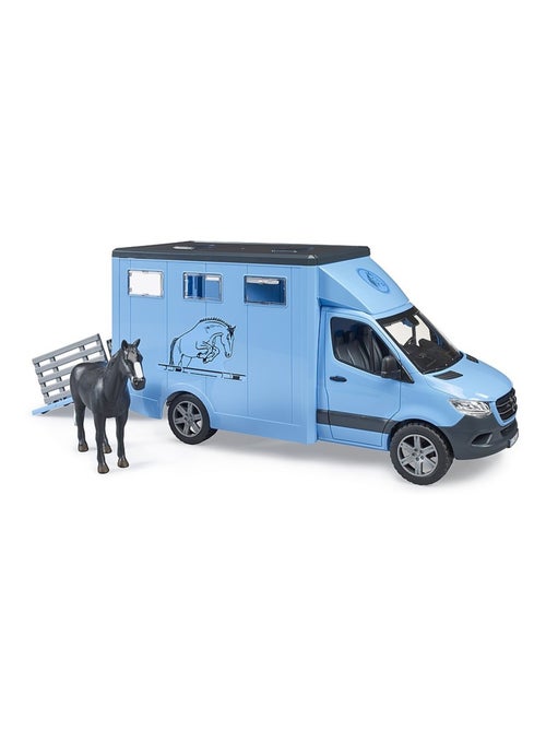 Camion Bétaillère Mercedes Benz Sprinter avec un cheval - Kiabi