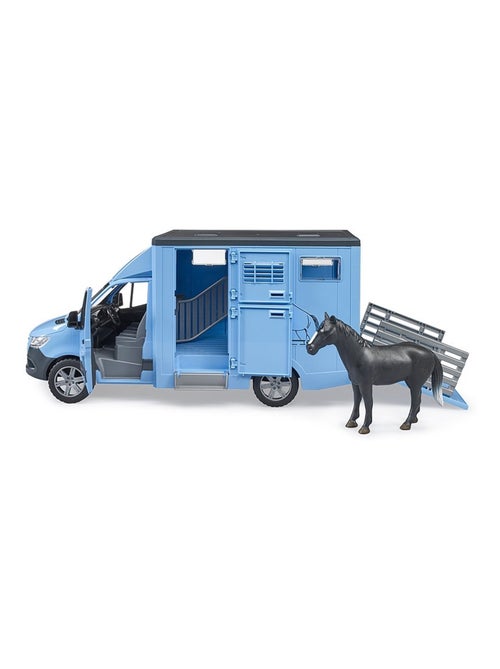 Camion Bétaillère Mercedes Benz Sprinter avec un cheval - Kiabi