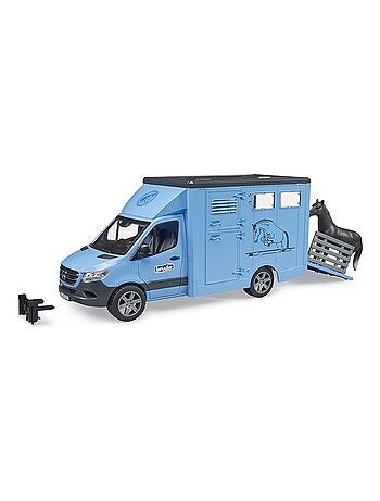 Camion Bétaillère Mercedes Benz Sprinter avec un cheval - Kiabi