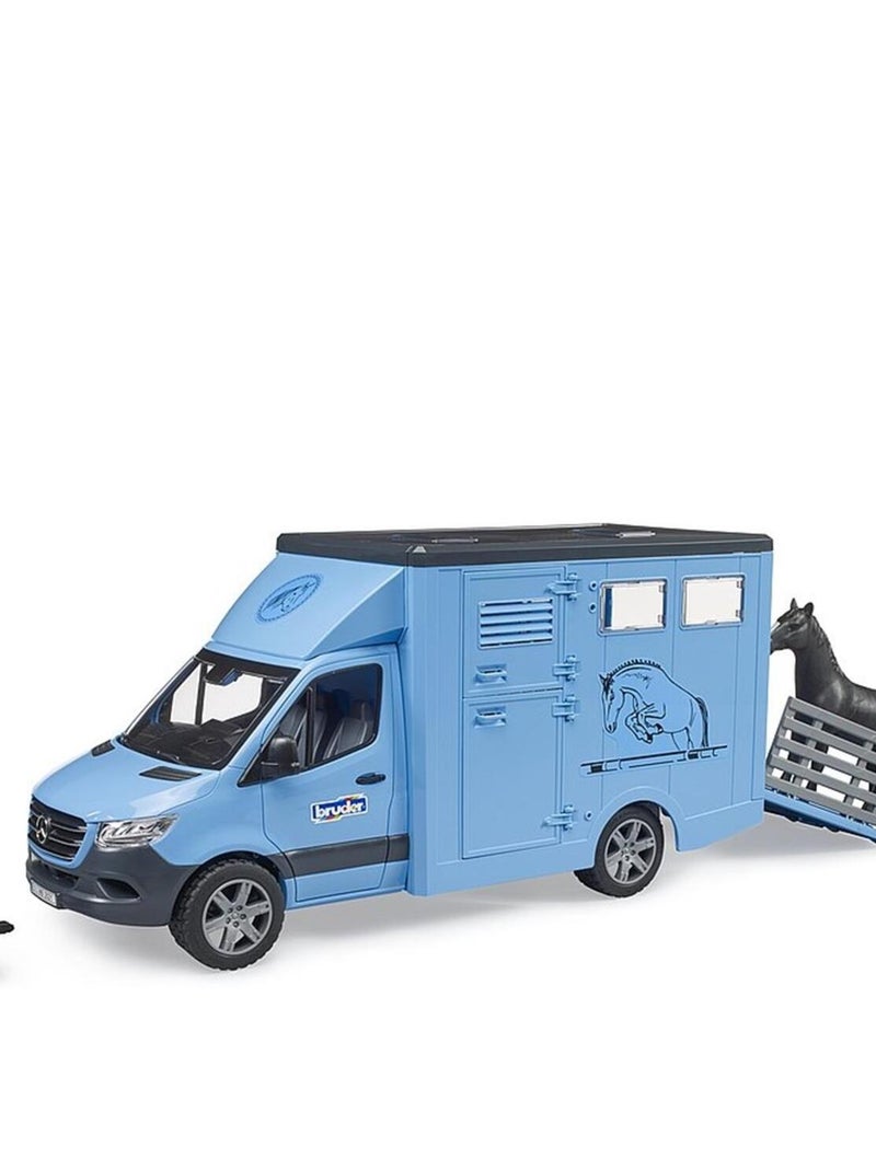 Camion Bétaillère Mercedes Benz Sprinter avec un cheval N/A - Kiabi