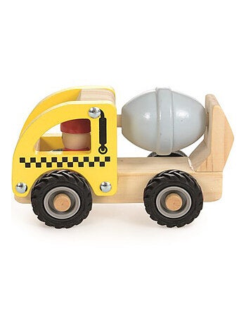 Camion bétonneuse en bois