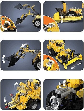 Camion chargeur 2 en 1 693 pièces