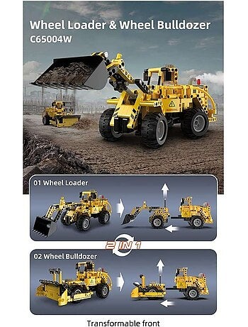 Camion chargeur 2 en 1 693 pièces