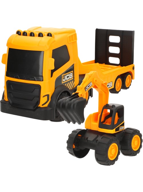 Camion de chantier jouet teamsterz avec excavatrice - Kiabi