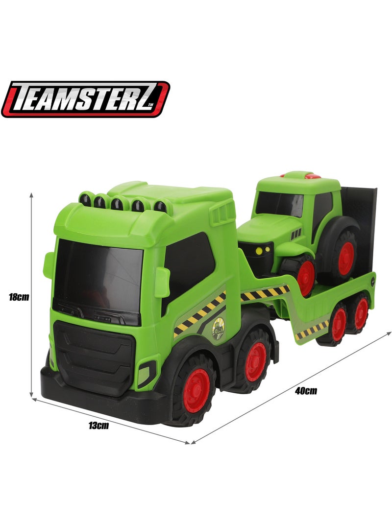 Camion de ferme jouet teamsterz avec tracteur N/A - Kiabi