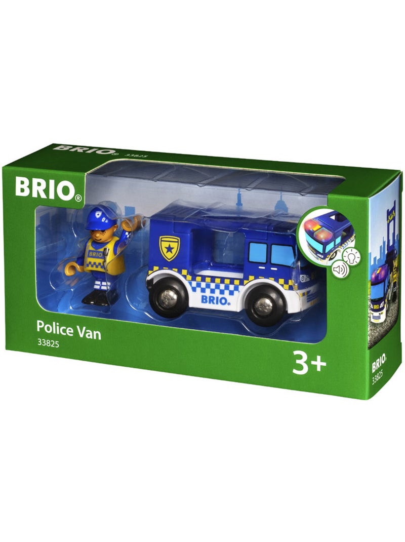 Camion de police - Son et Lumière Bleu - Kiabi