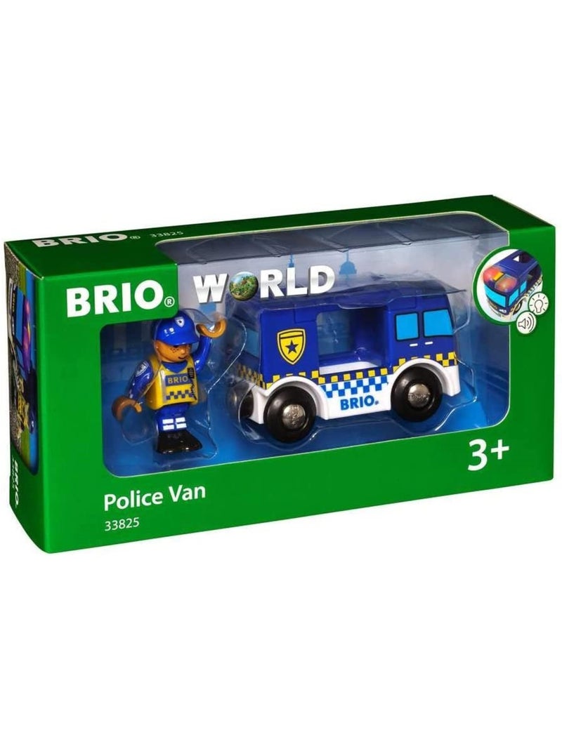 Camion de police - Son et Lumière Bleu - Kiabi