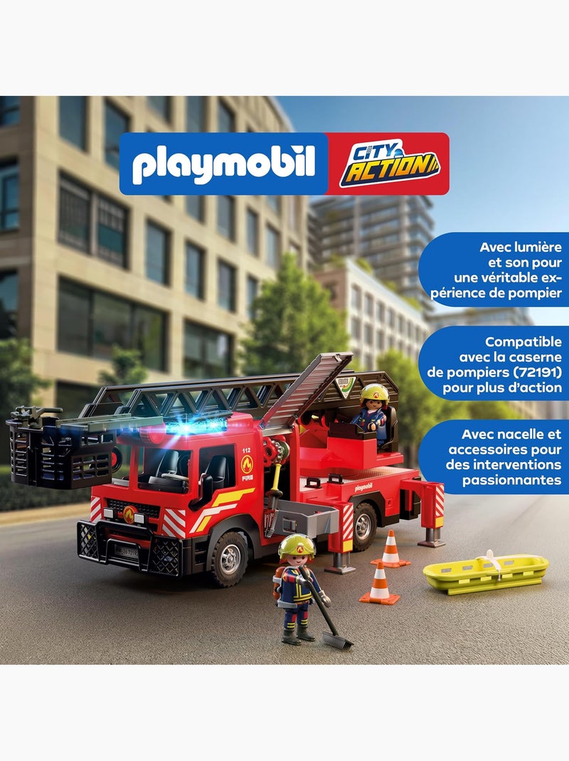 Camion De Pompiers - Playmobil Multicolore - Kiabi