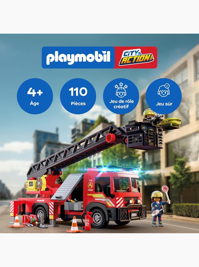 Camion De Pompiers - Playmobil Multicolore - Kiabi