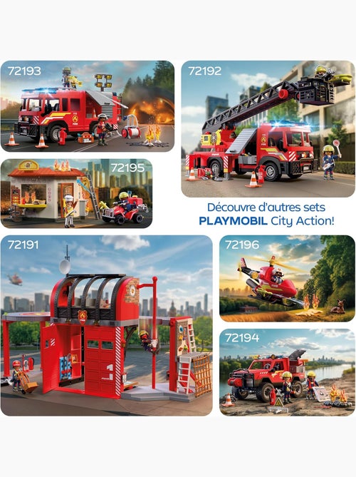 Camion De Pompiers - Playmobil - Kiabi