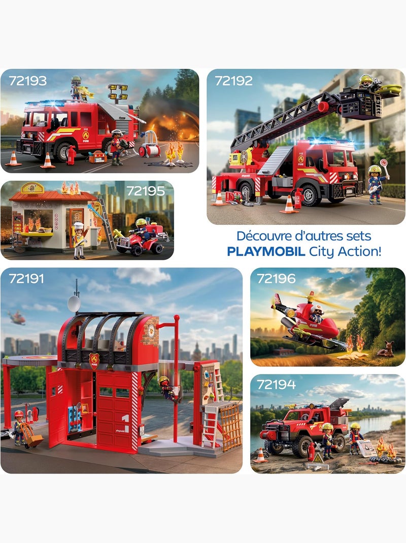 Camion De Pompiers - Playmobil Multicolore - Kiabi