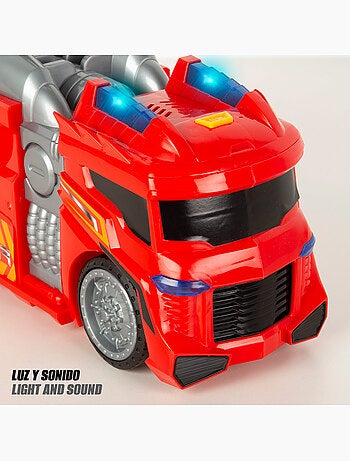 Camion de pompiers avec lumières et son teamsterz