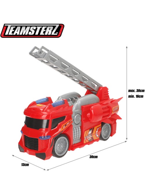Camion de pompiers avec lumières et son teamsterz - Kiabi Camion de pompiers avec lumières et son teamsterz - Kiabi