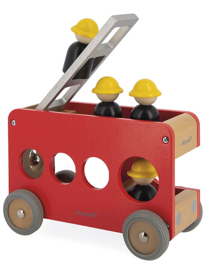 Camion de pompiers Bolid Rouge - Kiabi