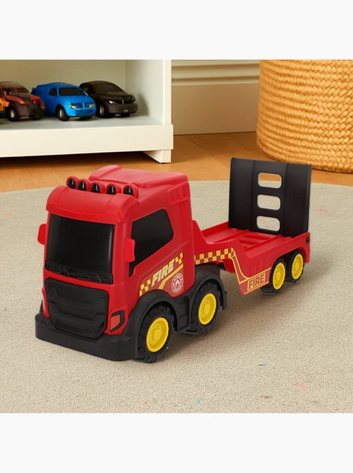 Camion de pompiers jouet teamsterz avec hélicoptère - Kiabi Camion de pompiers jouet teamsterz avec hélicoptère - Kiabi