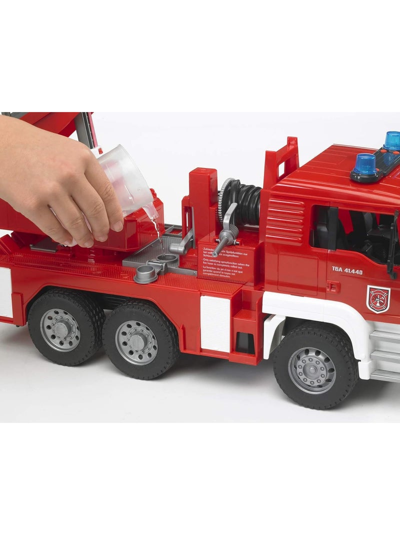 Camion de pompiers MAN avec pompe à eau Multicolore - Kiabi