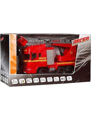 Camion de pompiers Racer R/C avec son et lumière 2.4GHz