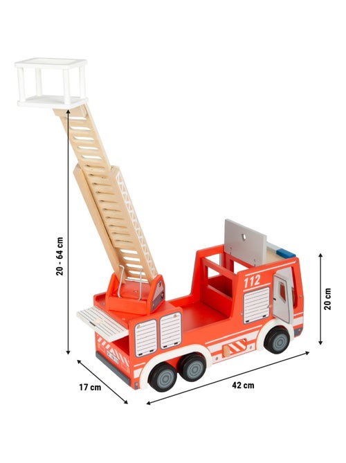Camion de pompiers rouge - Kiabi