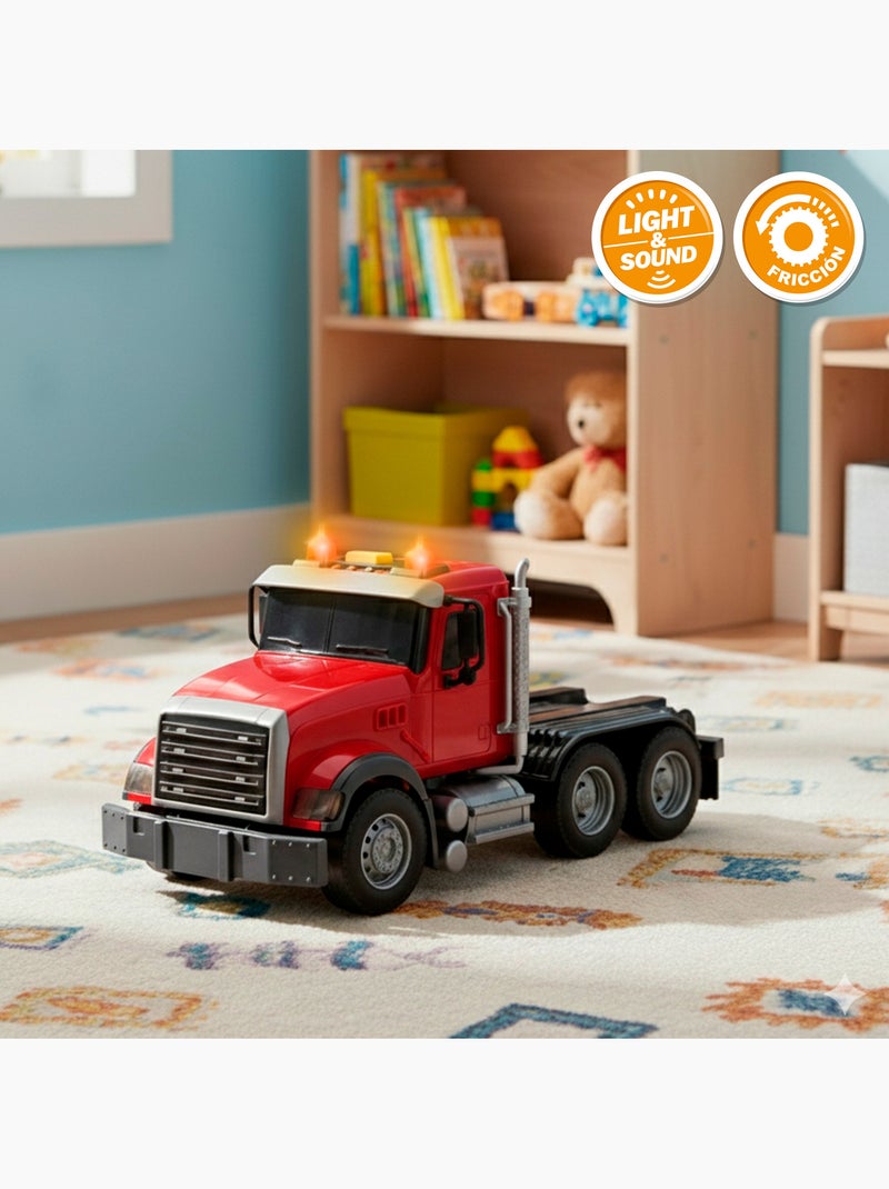 Camion de transport agricole avec son et lumière 1:14 + tracteur et remorque speed & go N/A - Kiabi