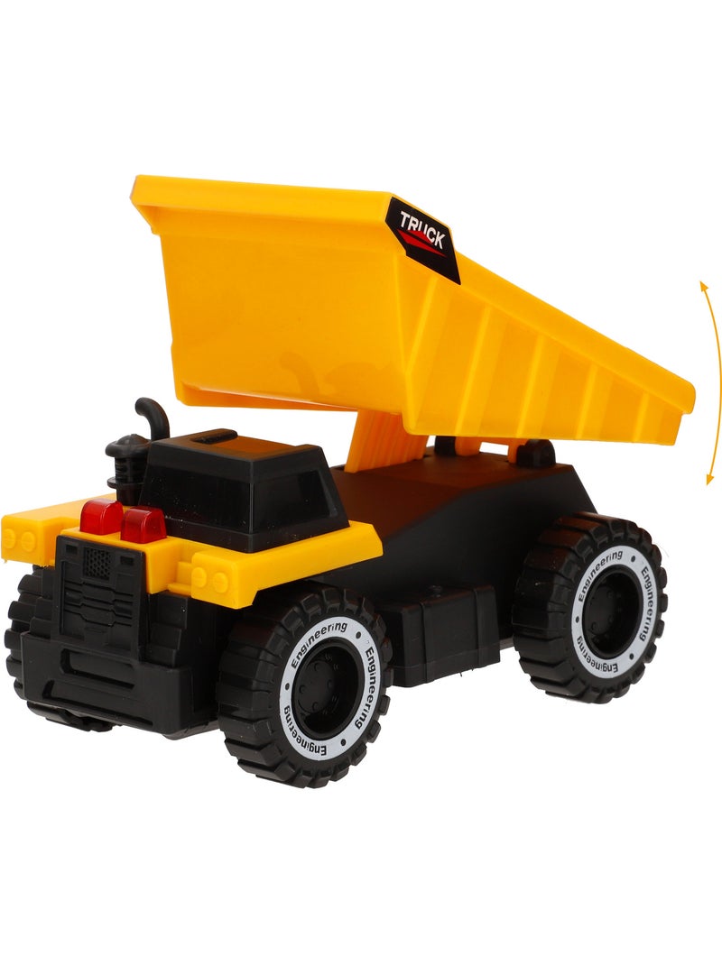 Camion de transport avec son et lumière 1:14 + 2 véhicules de construction speed & go N/A - Kiabi