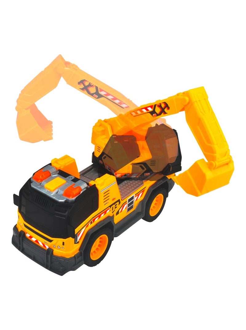 Camion excavateur Jaune - Kiabi