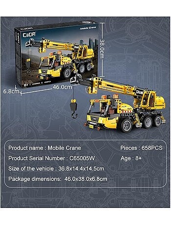 Camion grue 658 pièces