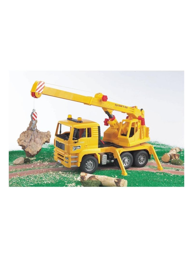 Camion grue MAN TGA Jaune - Kiabi