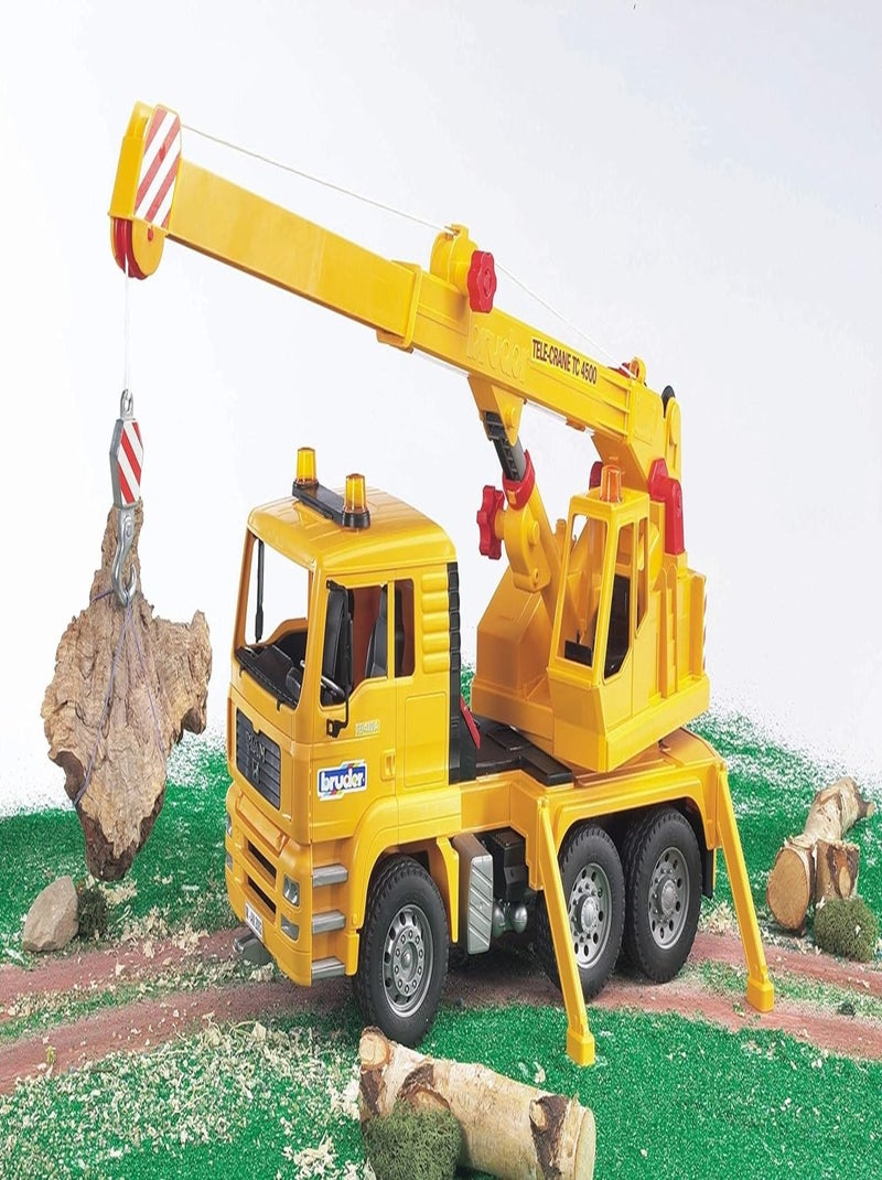 Camion grue MAN TGA Jaune - Kiabi