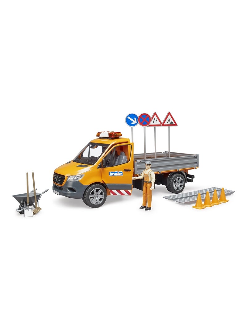 Camion municipal Mercedes Benz Sprinter avec conducteur, accessoires et module son et lumière Multicolore - Kiabi