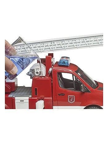 Camion pompier Mercedes Benz Sprinter avec échelle, pompe à eau et module son et lumière