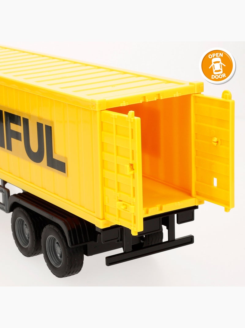 Camion porte-conteneurs à friction avec effets lumineux et sonores speed & go N/A - Kiabi