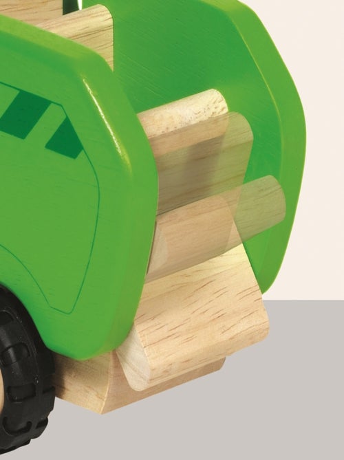 Camion poubelle en bois - Kiabi