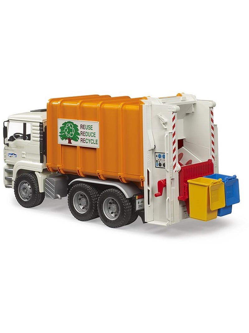 Camion poubelle MAN TGA Blanc - Kiabi