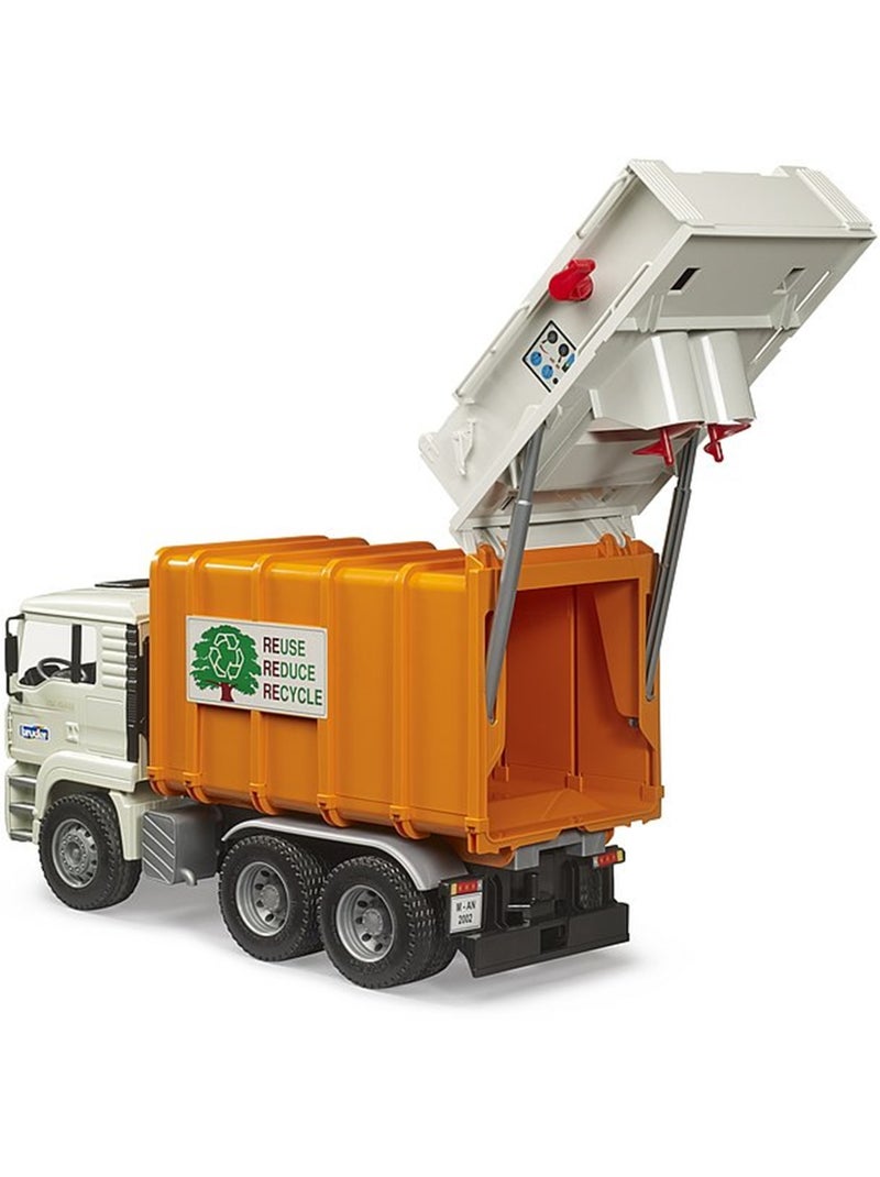 Camion poubelle MAN TGA Blanc - Kiabi