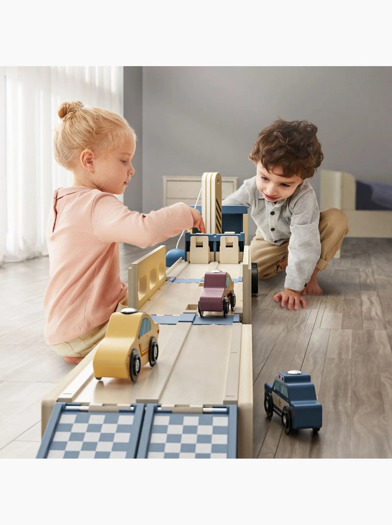 Camion pour transport de voitures Bleu - Kiabi