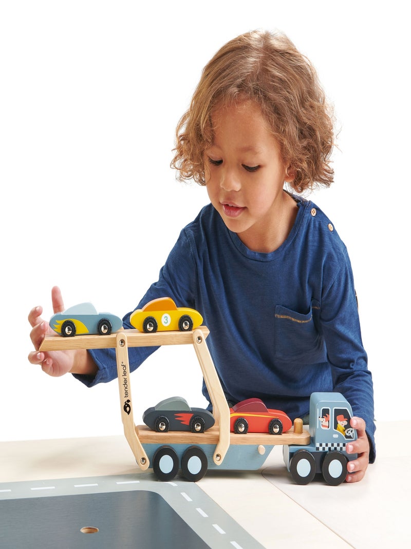 Camion transporteur de voitures Gris - Kiabi