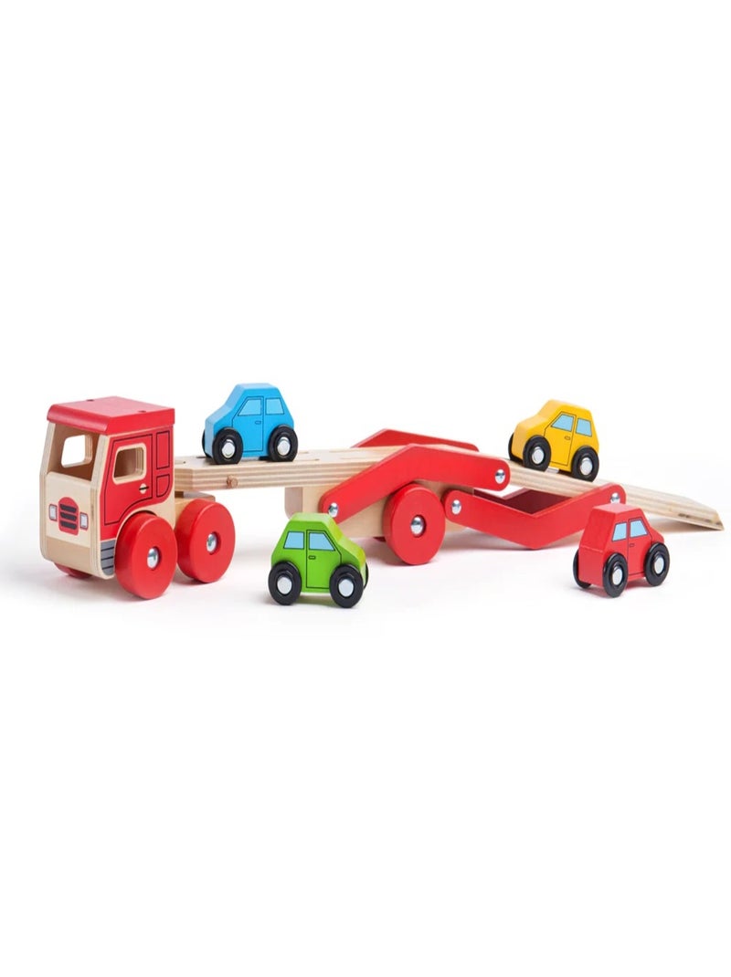 Camion transporteur de voitures Rouge - Kiabi