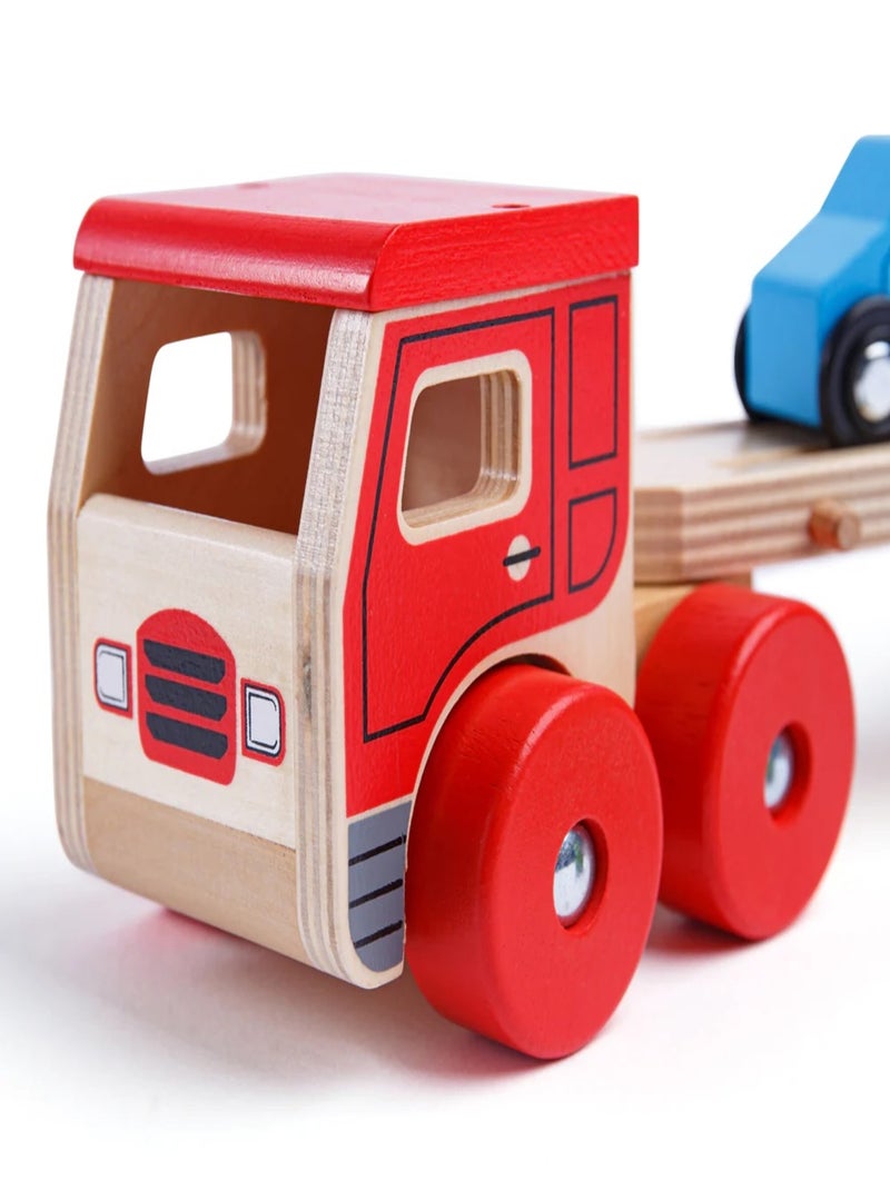 Camion transporteur de voitures Rouge - Kiabi