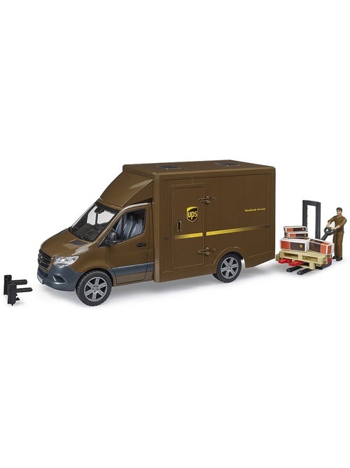 Camion UPS Mercedes Benz Sprinter avec conducteur et accessoires - Kiabi