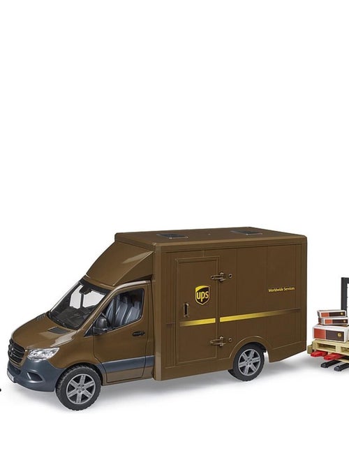 Camion UPS Mercedes Benz Sprinter avec conducteur et accessoires - Kiabi