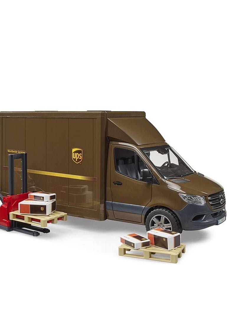 Camion UPS Mercedes Benz Sprinter avec conducteur et accessoires N/A - Kiabi