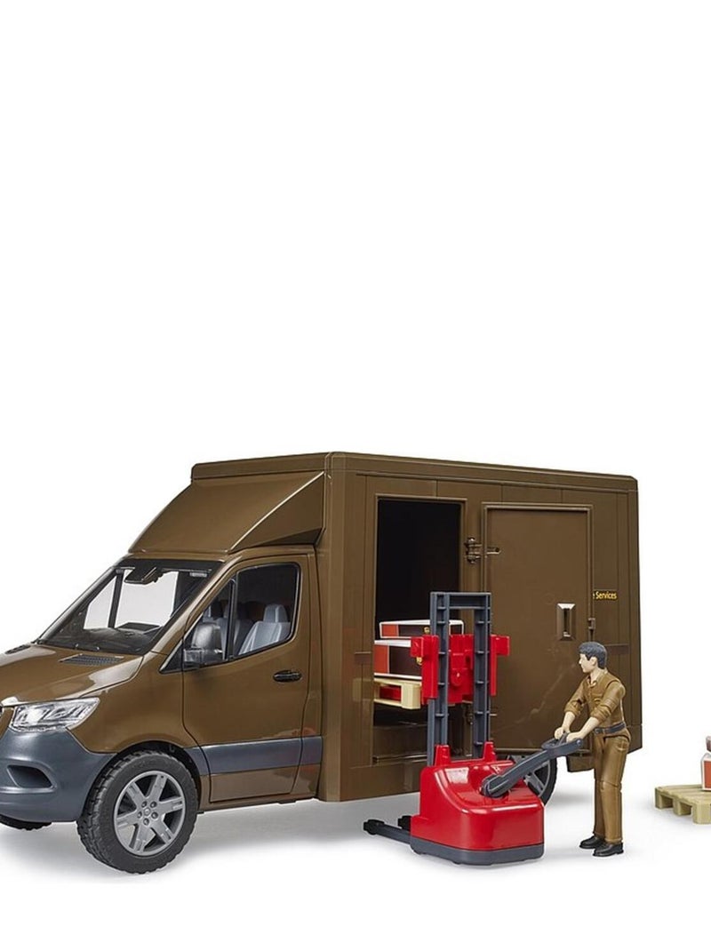 Camion UPS Mercedes Benz Sprinter avec conducteur et accessoires N/A - Kiabi