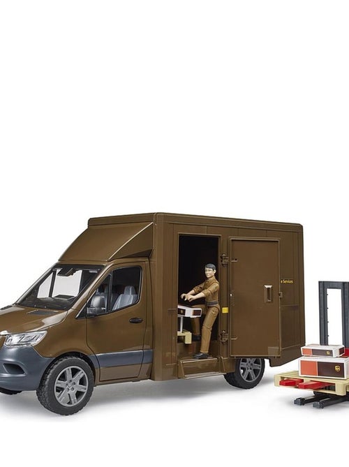 Camion UPS Mercedes Benz Sprinter avec conducteur et accessoires - Kiabi