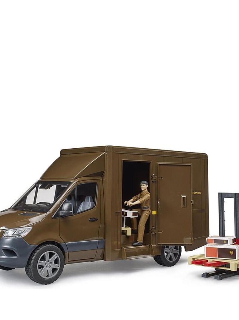Camion UPS Mercedes Benz Sprinter avec conducteur et accessoires N/A - Kiabi